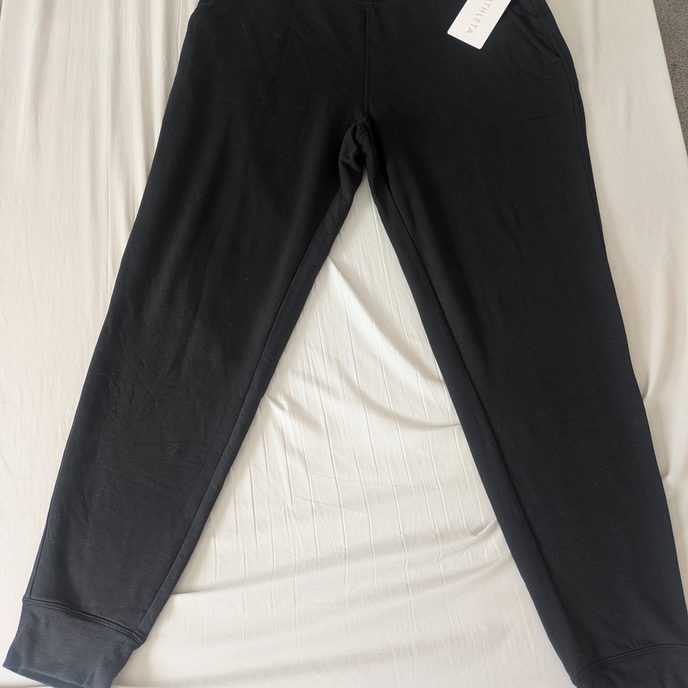 Athleta Women's Black Relaxed Fit Pants